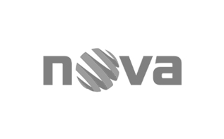 TV NOVA šedá logo
